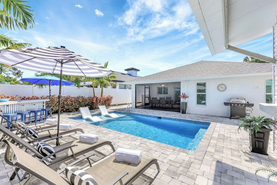 Relax in the Shade by the Pool