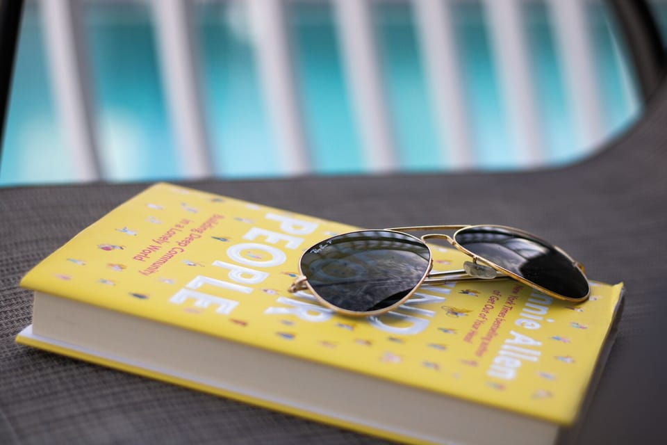 Unwind with you favorite book on the balcony