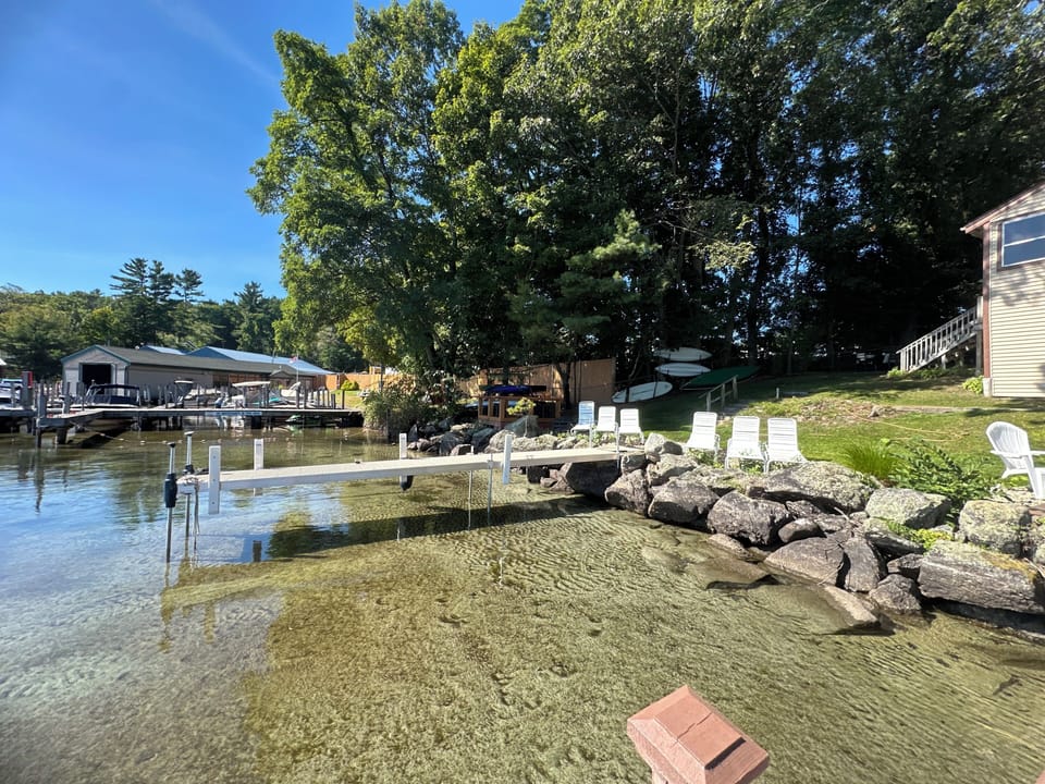 View of the water and dock 2