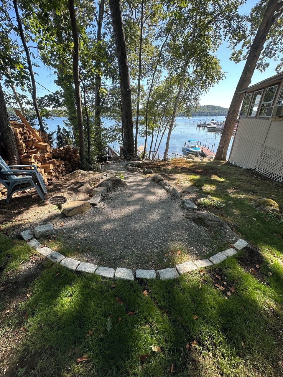 Alternate path down to the water