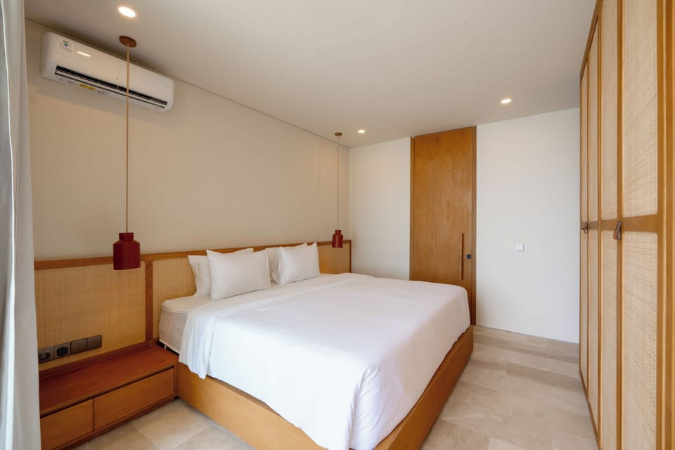 Deluxe Villa, 3 Bedrooms, Balcony, Pool View | Premium bedding, in-room safe, desk, free WiFi