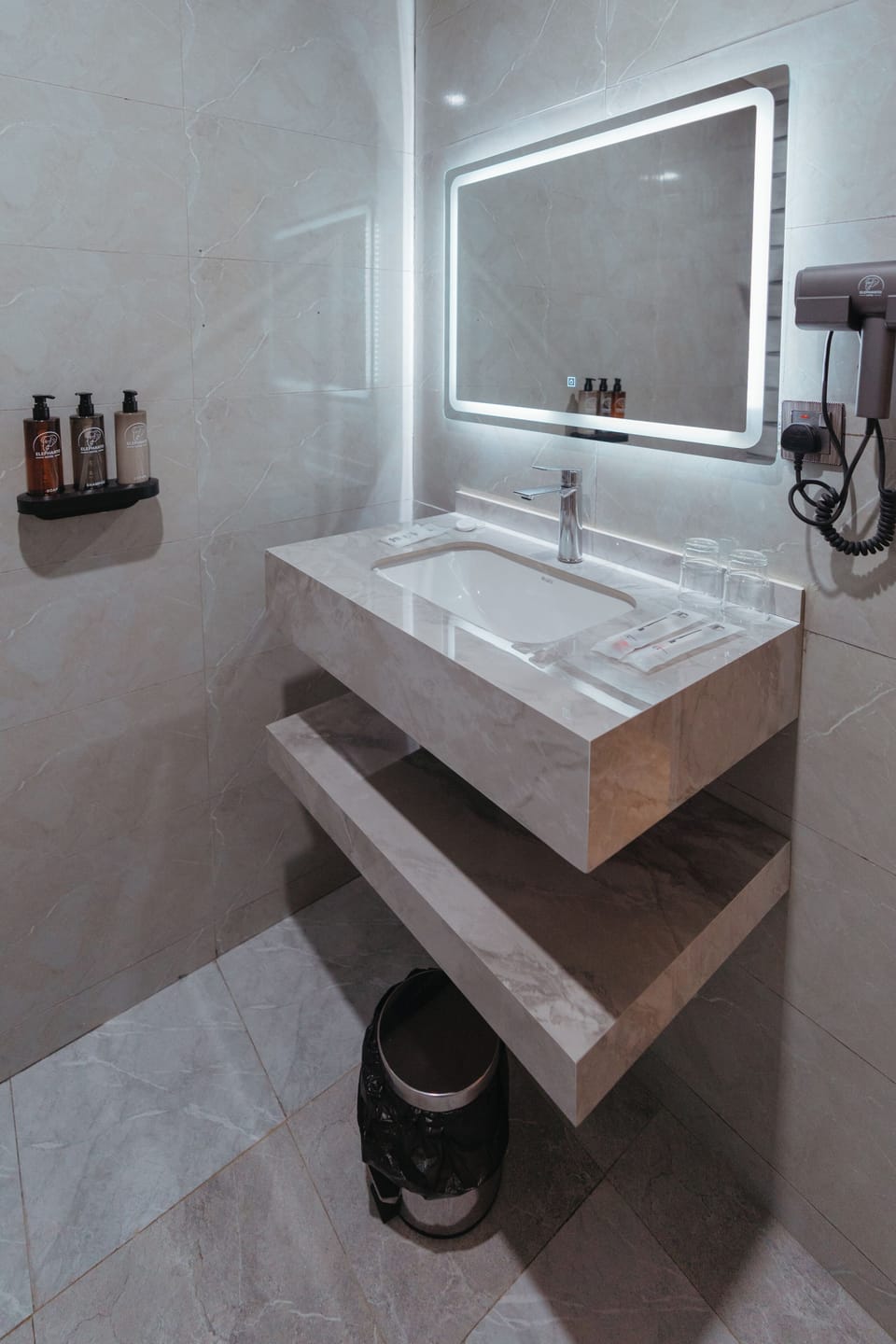 Twin Room, Balcony, City View | Bathroom | Shower, hair dryer, towels, soap