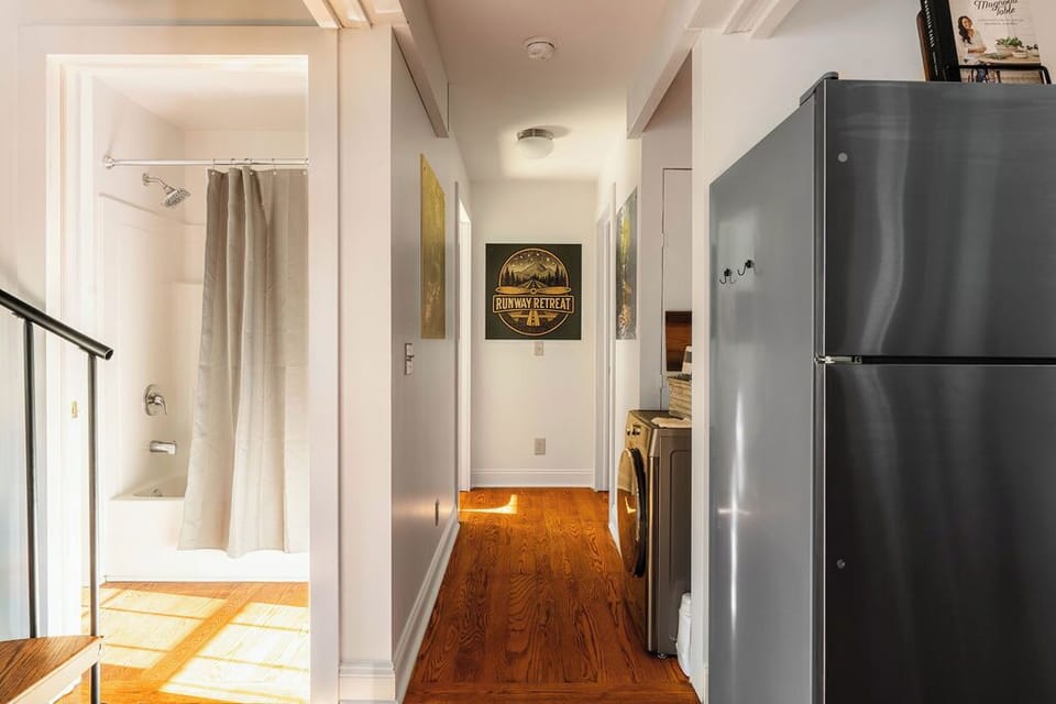 Stay fresh and organized with convenient laundry amenities, sleek appliances, and stylish touches throughout the home.