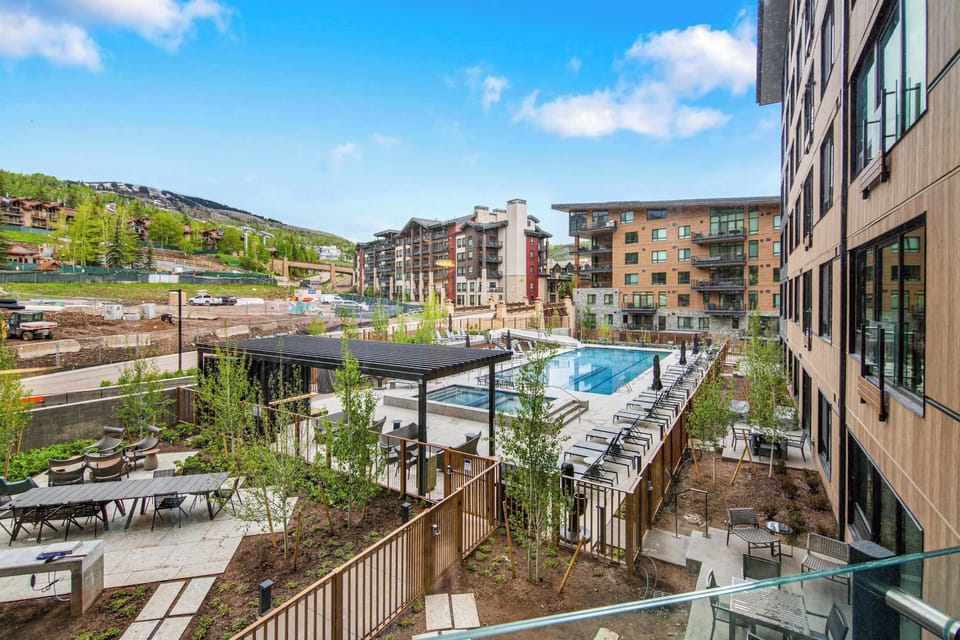 Exterior pool view