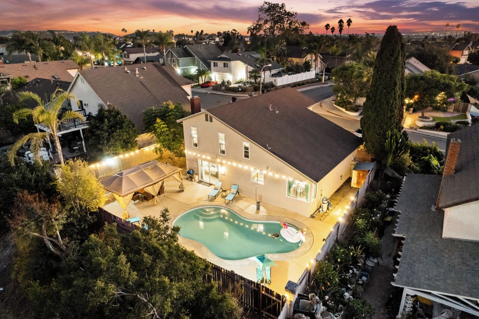 A sparkling pool perfect for relaxing or cooling off under the sun.