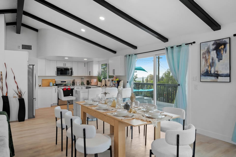Bright and spacious dining area perfect for shared meals.
