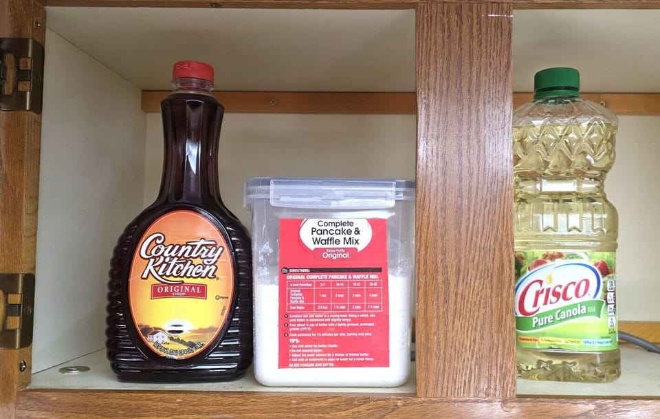 Pancake Mix and Syrup