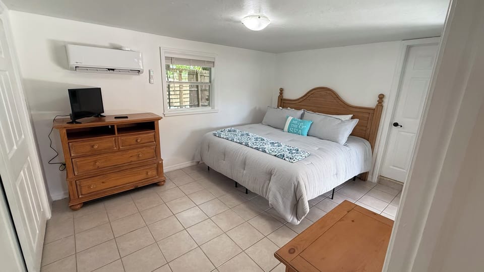 Wake up refreshed in a clean, comfortable, and quiet bedroom.