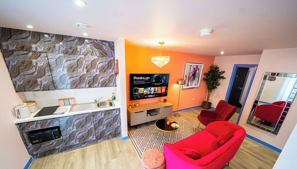 Lounge at Avo Apartments Short Lets & Serviced Accommodation