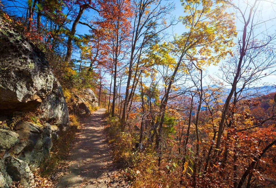 Explore a section of the legendary Appalachian Trail, offering breathtaking Berkshire mountain views and tranquil forest paths.