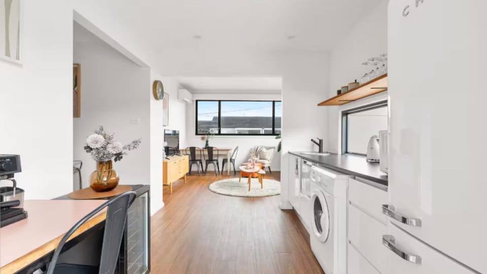 Light-filled kitchen and dining space