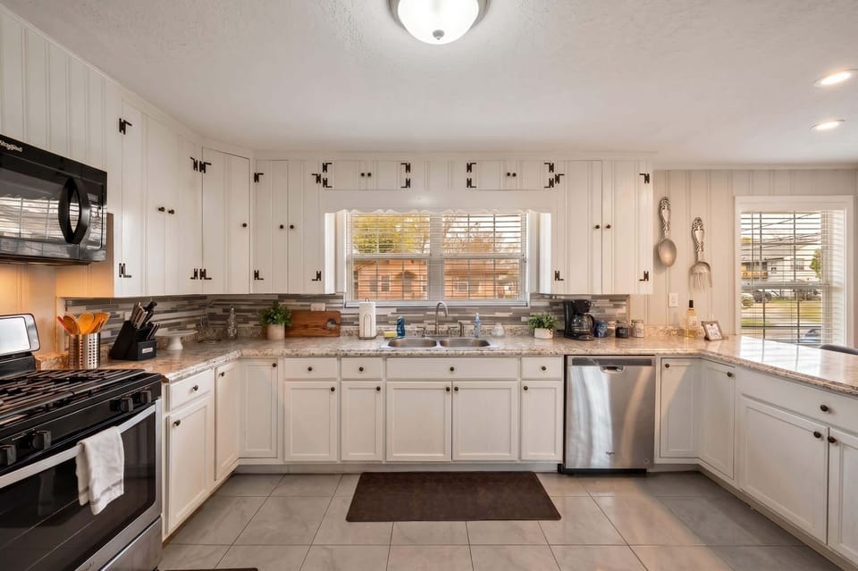 Kitchen: Nothing beats a warm, sunlit kitchen. Heart of the home.