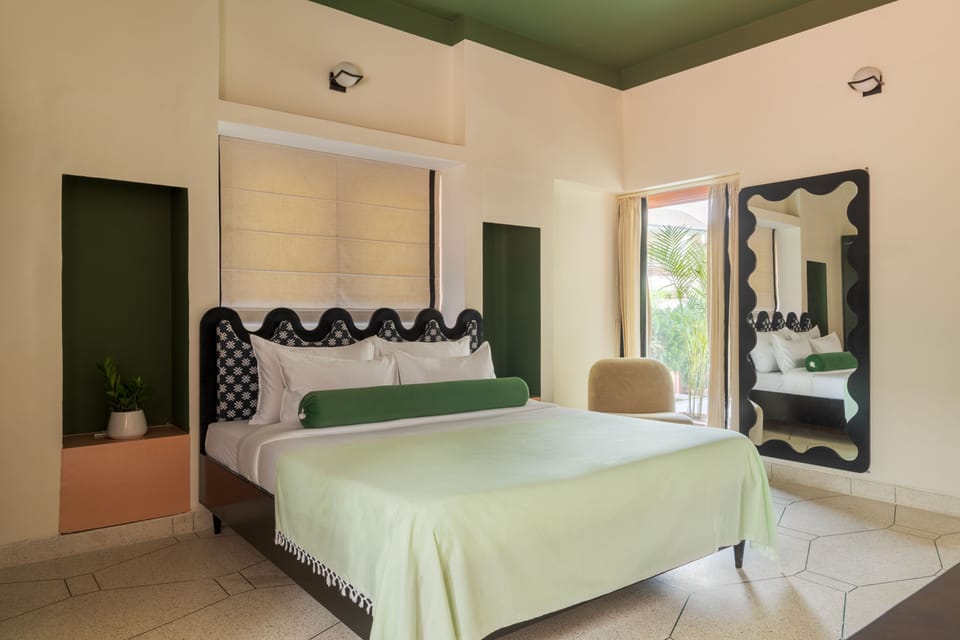 Double Room, City View | Premium bedding, desk, laptop workspace, blackout drapes