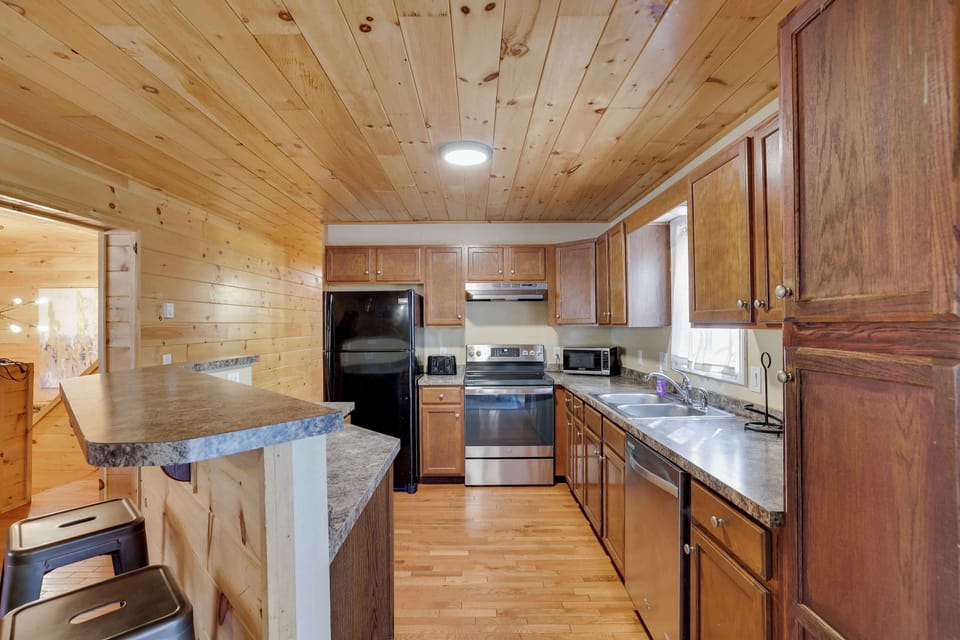 Your culinary adventure starts here. This kitchen is stocked and ready for everything from your morning coffee to a gourmet meal.