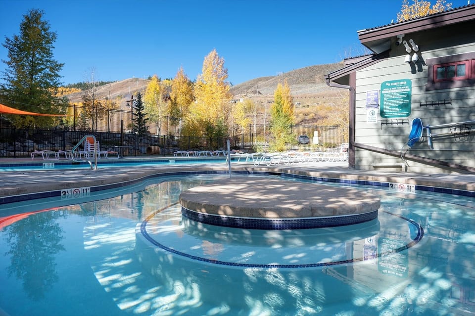 The Ranch Hall next door with heated pool and hot tub. Open year-round!