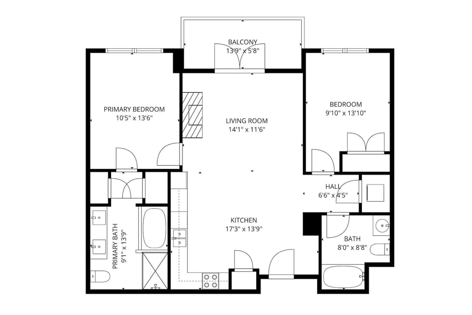 Floor plan of our condo