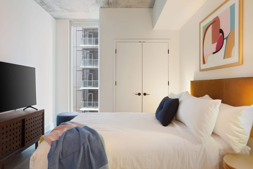 Bedroom 2 features a king bed. (Mohawk)