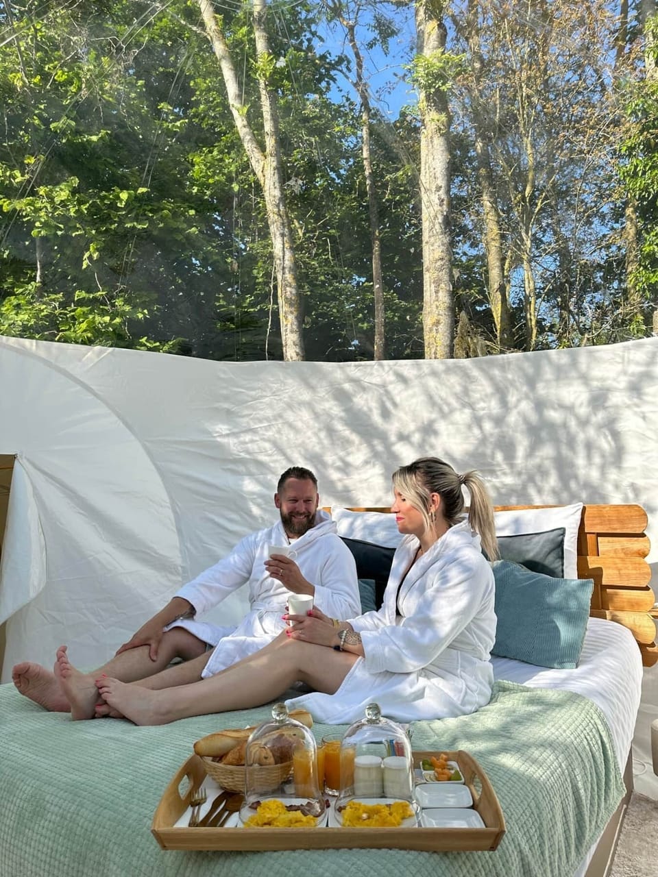 Petit déjeuner en amoureux