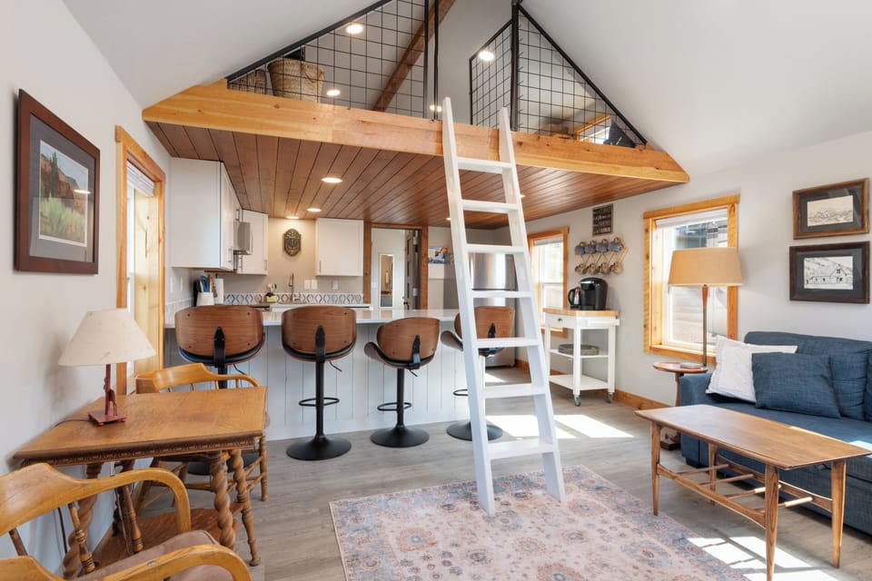Access to the sleeper loft requires the ability to use a ladder. Guests with limited mobility may find the loft difficult to access. 