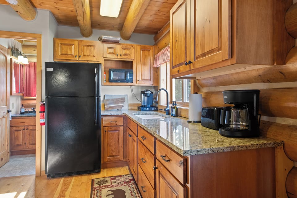 A Keurig coffee make and a regular coffee pot are available for your stay along with complimentary coffee.