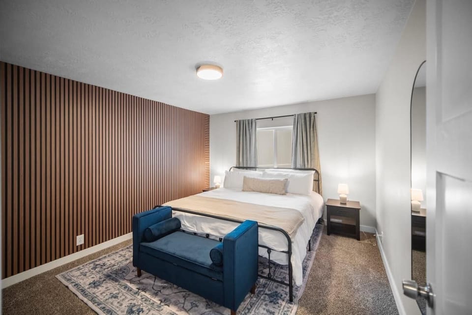 Basement King bed room