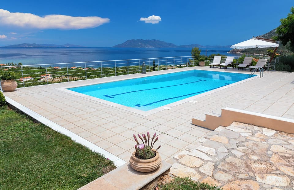 Swimming pool with view