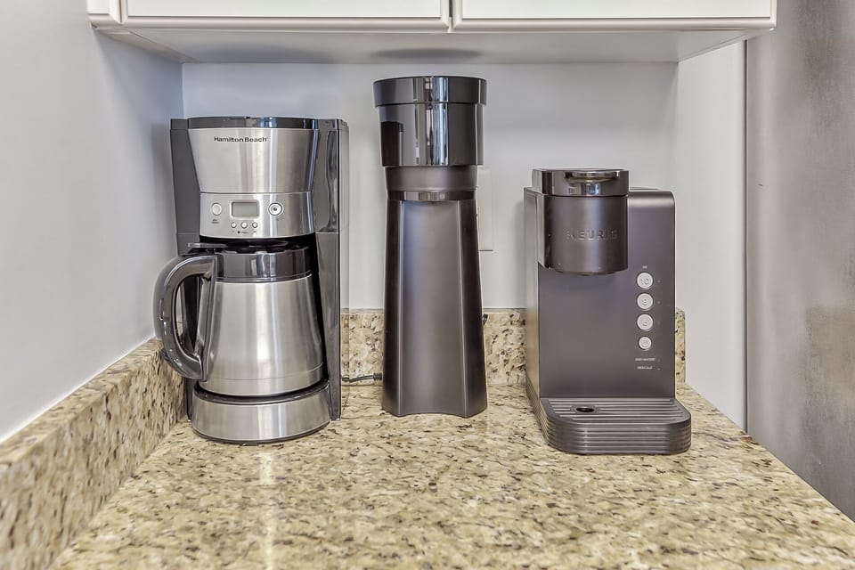 Equipped Kitchen with Coffee Makers