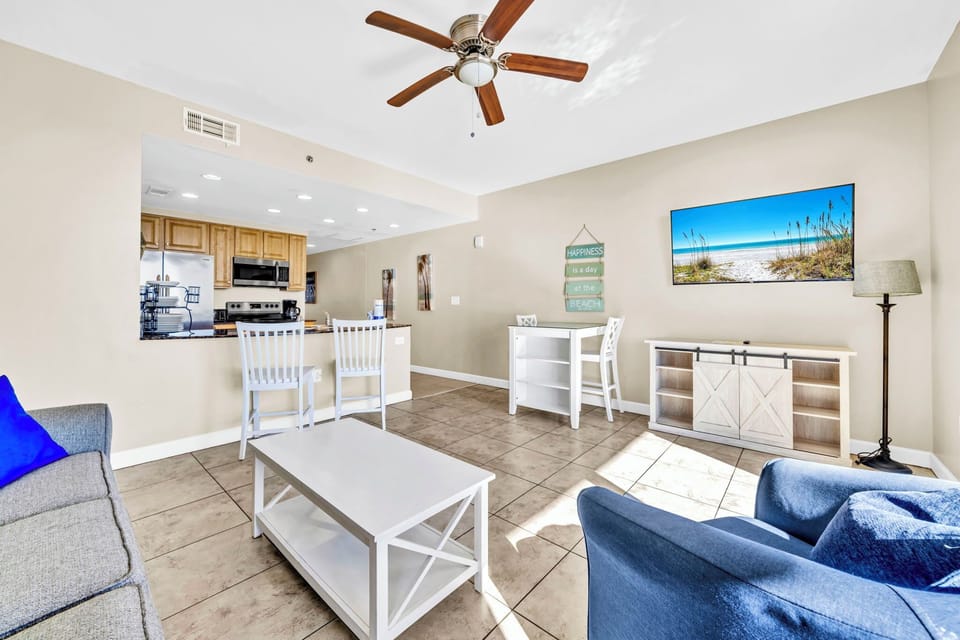 Living to kitchen view
