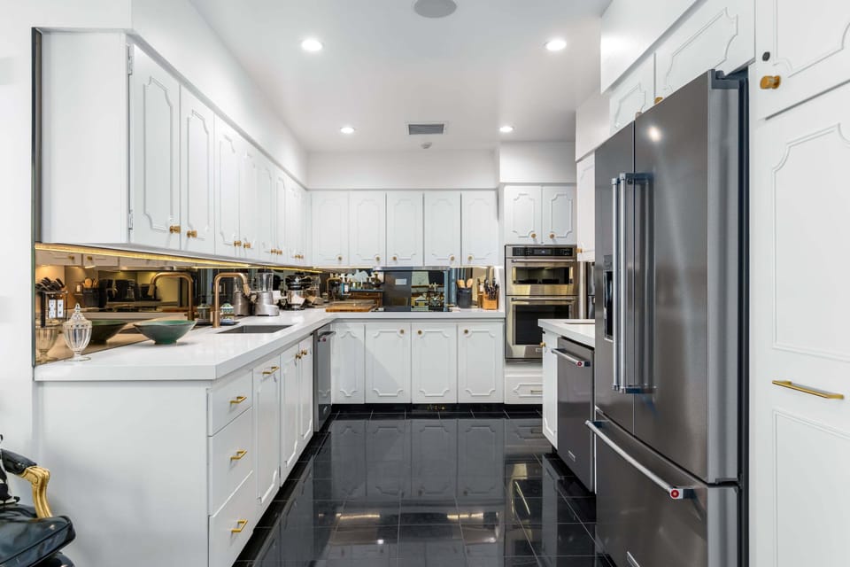 Modern chef's appliances with two dishwashers