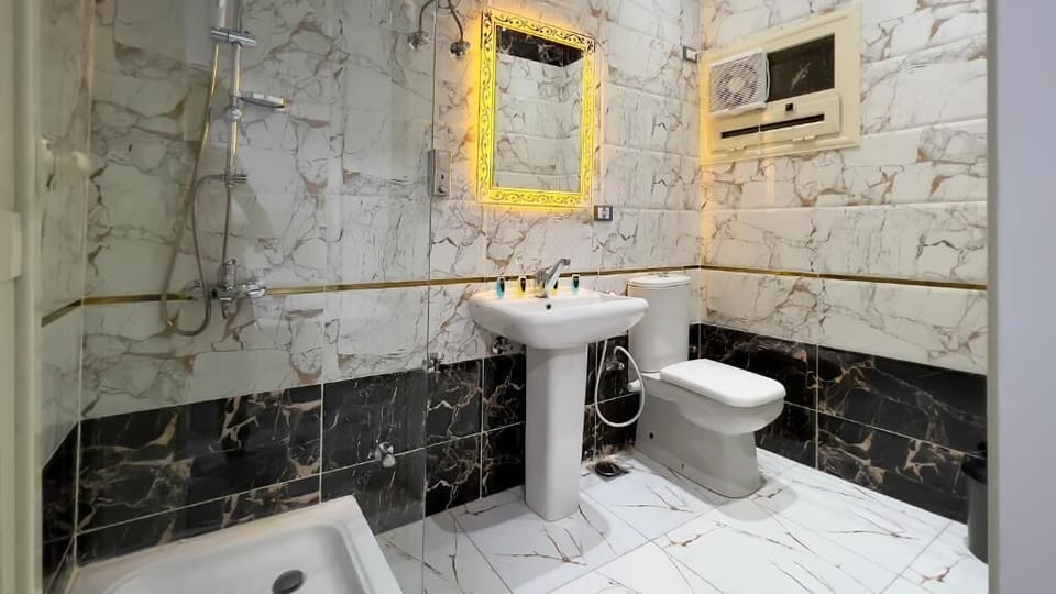Bathrobes, slippers, bidet