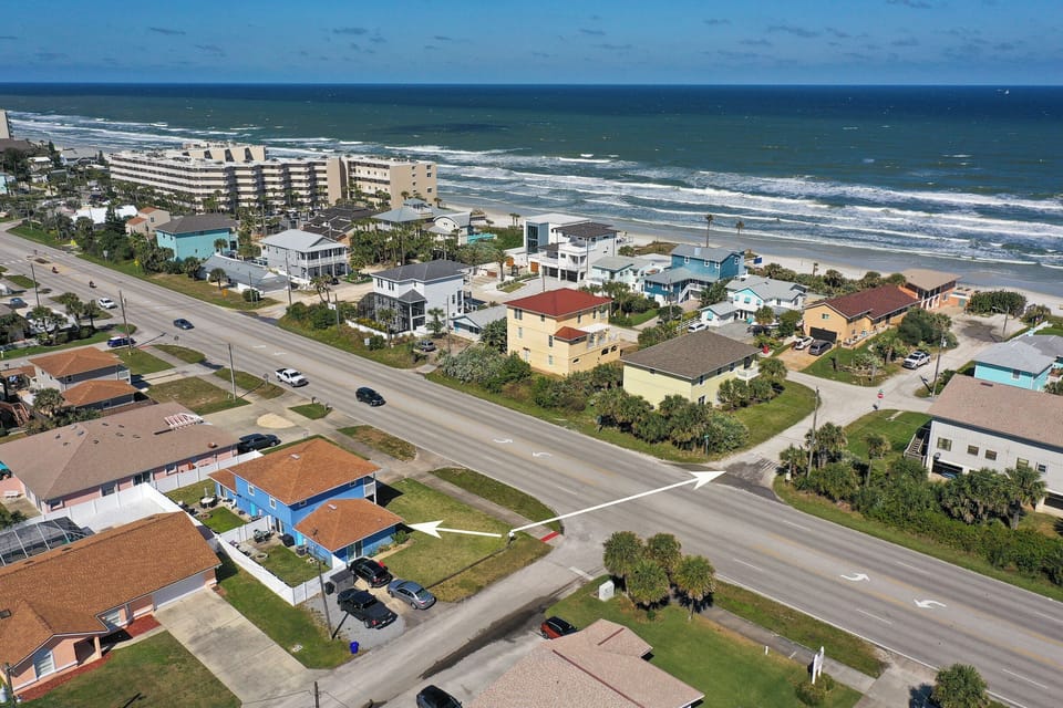 Aerial beach access