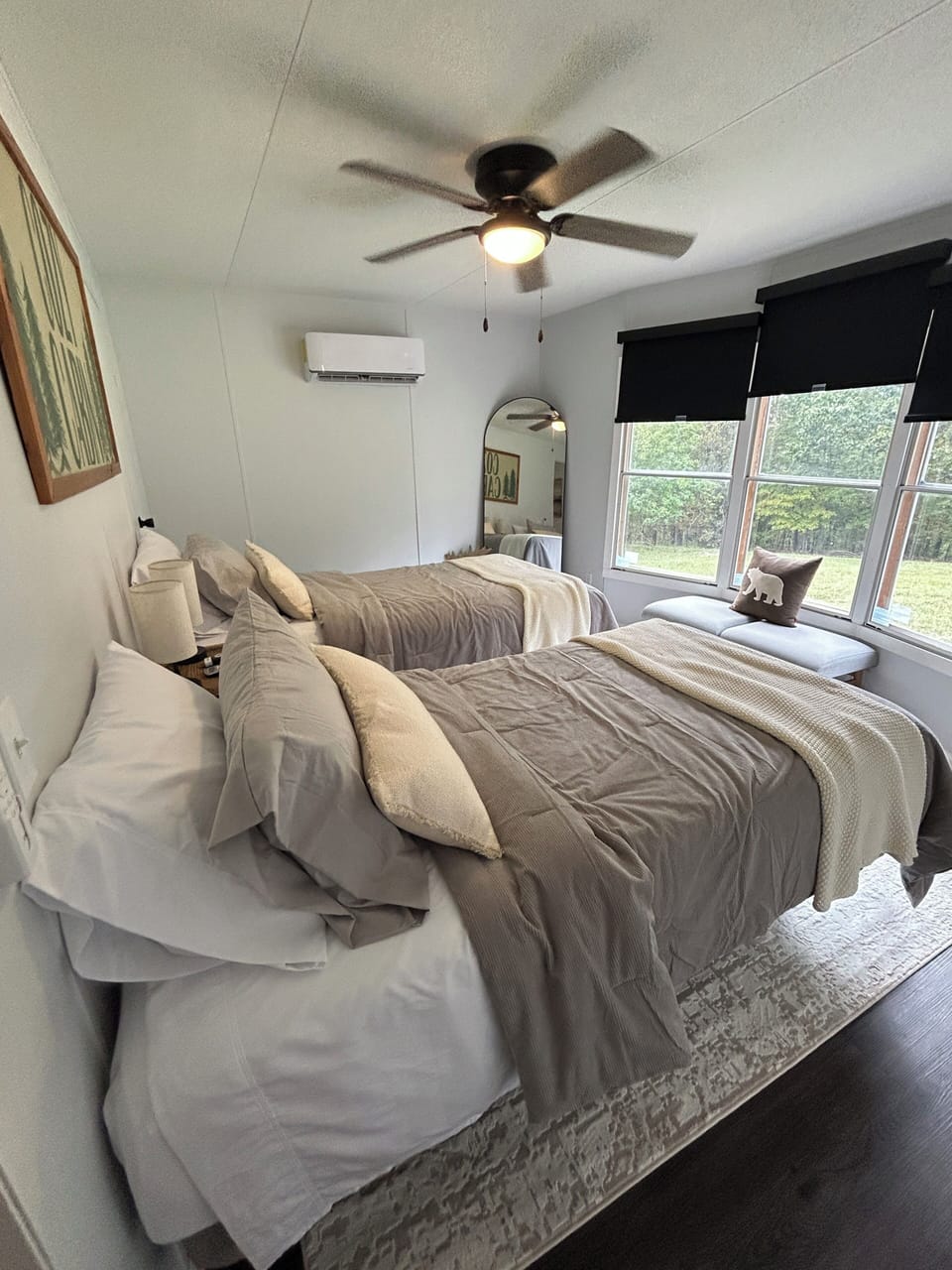 Twin adjustable beds!