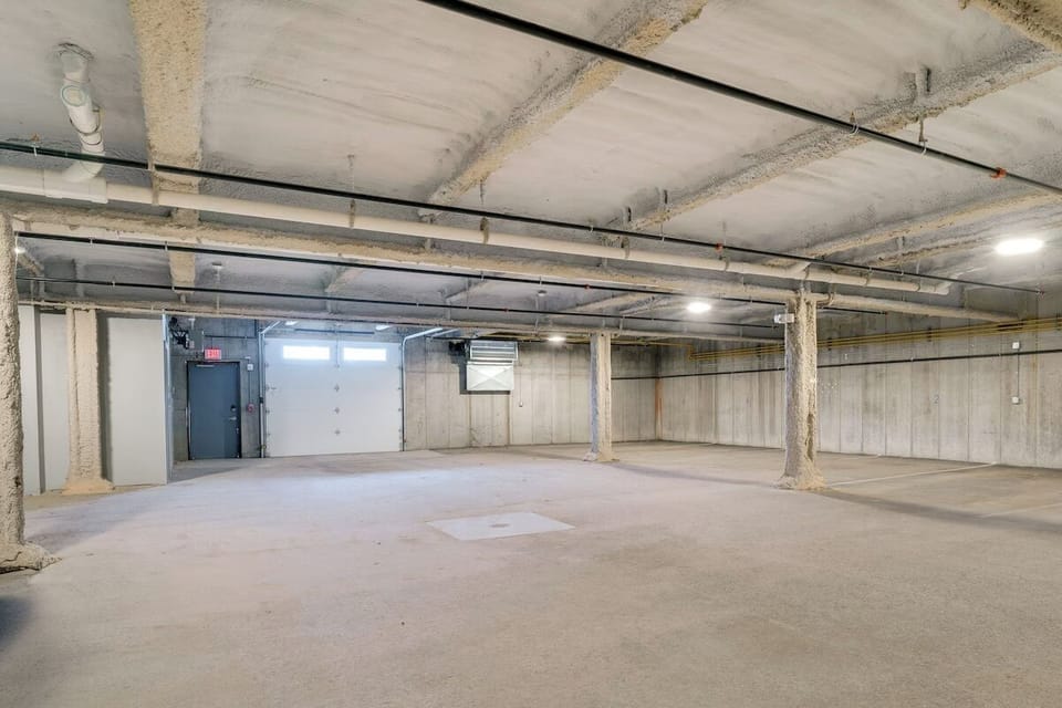 Garage interior, unit has 2 designated parking spots.