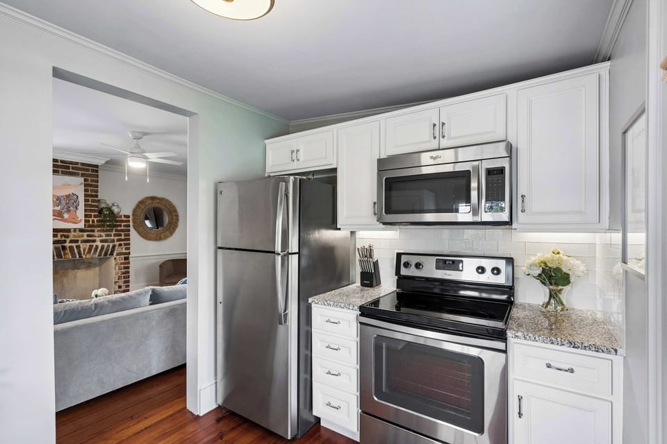 Features modern appliances and ample space to cook, gather, and enjoy memorable meals together.