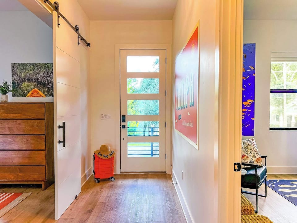 There are two bedrooms on the main floor.