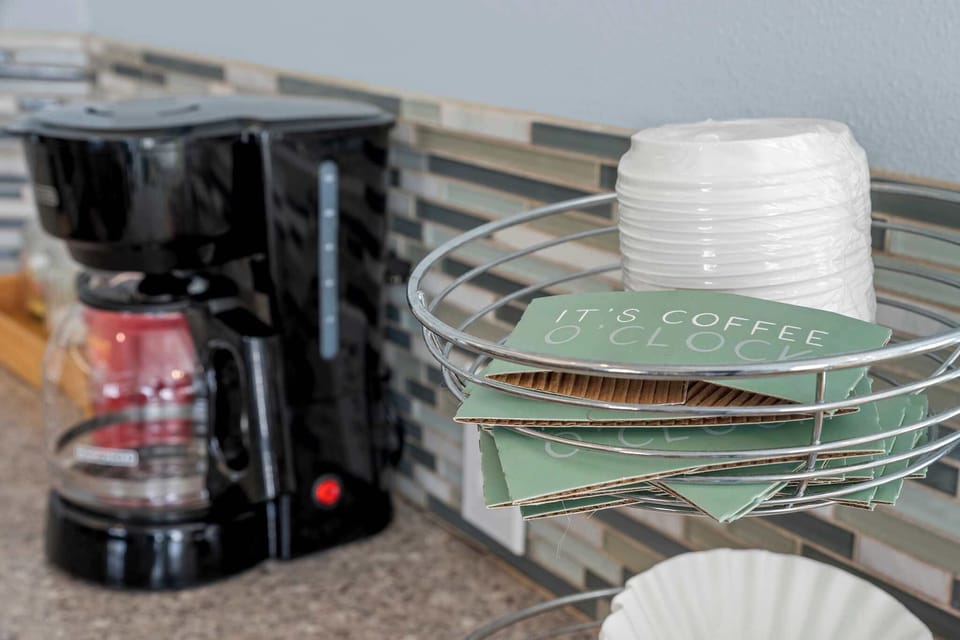Coffee first, vacation second!