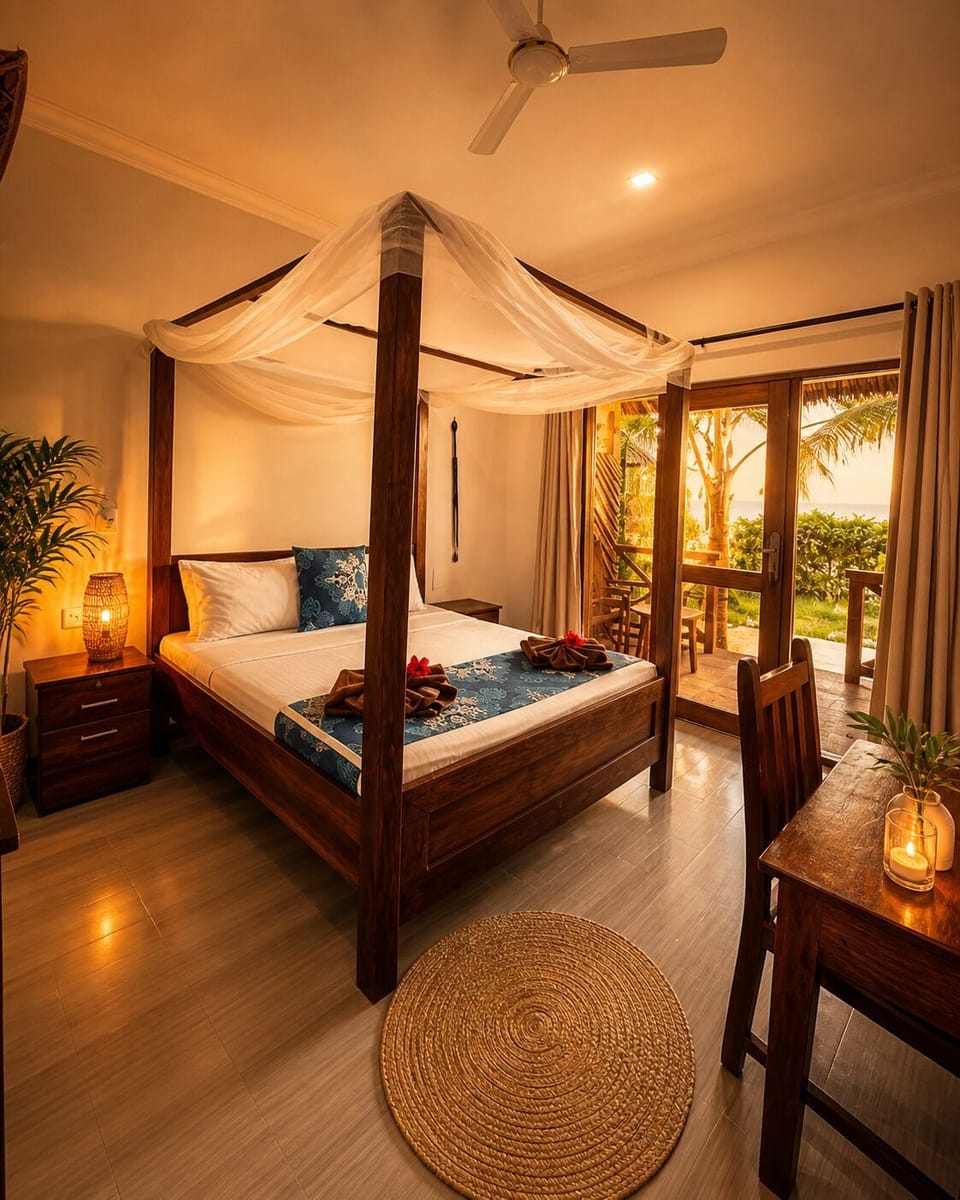 Deluxe Bungalow, Garden View | In-room safe, desk, blackout drapes, soundproofing