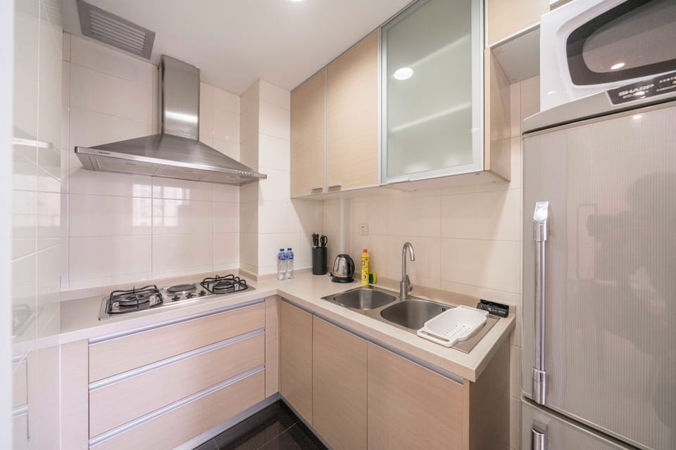Superior Apartment, 1 Bedroom, Kitchen, City View | Private kitchenette