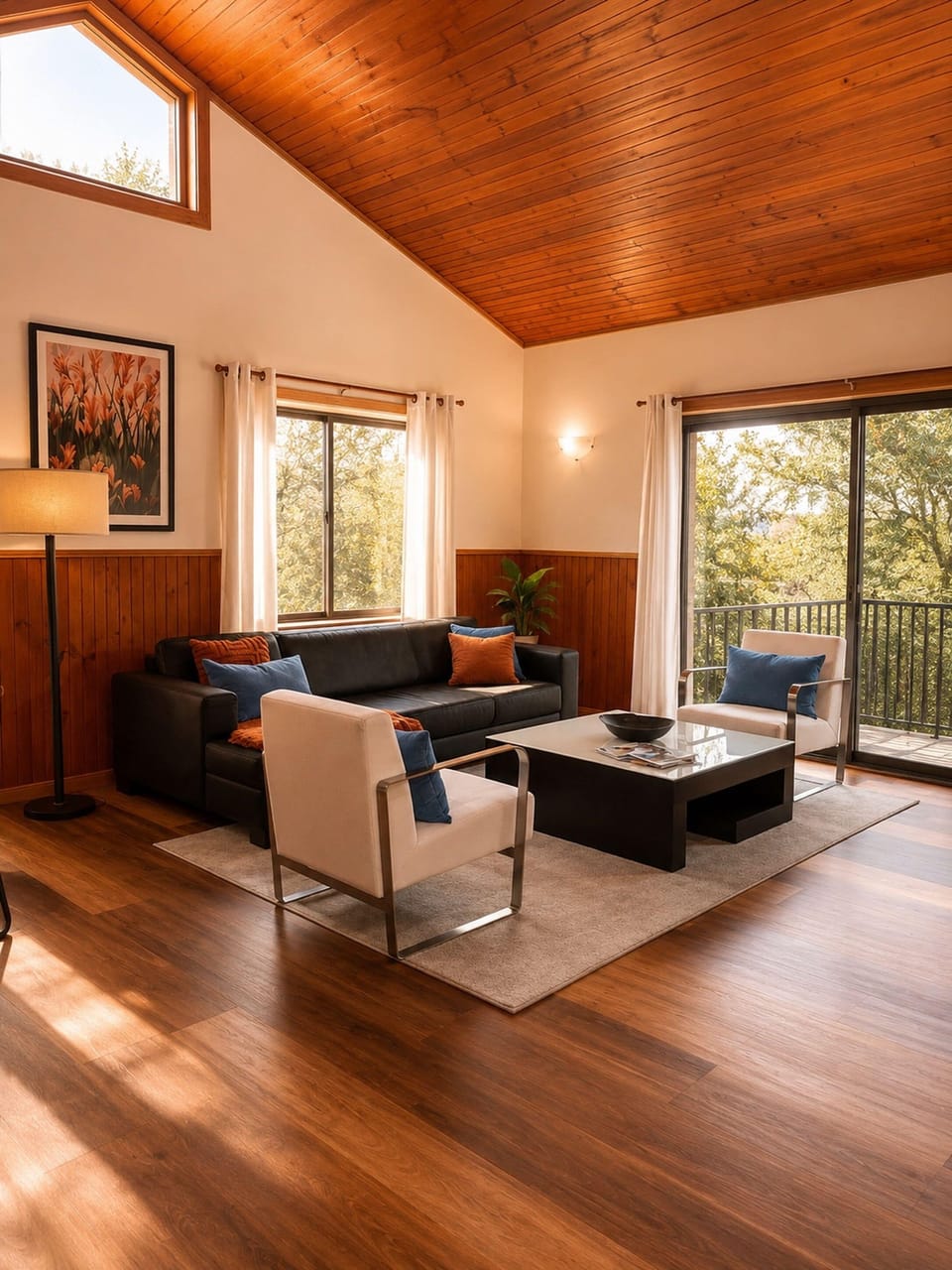 Deluxe Cabin, 1 Queen Bed, Kitchenette, Garden View | Premium bedding, down comforters, pillowtop beds