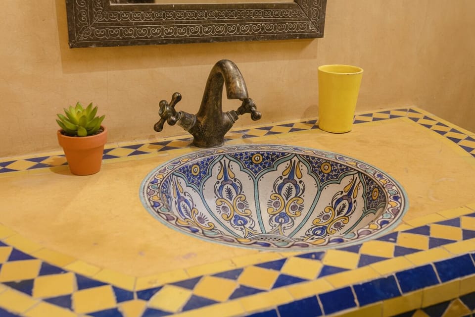 Colorful Moroccan Sink