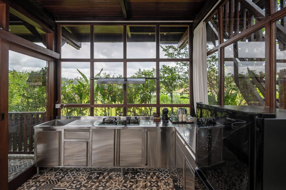 One Bedroom Wooden Villa | Private kitchen