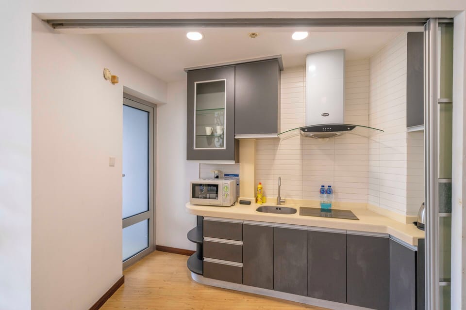 Superior Apartment, 1 Bedroom, Kitchen, City View | Private kitchenette | Paper towels