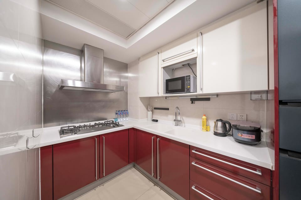 Superior Apartment, 2 Bedrooms, Kitchen, City View | Private kitchen