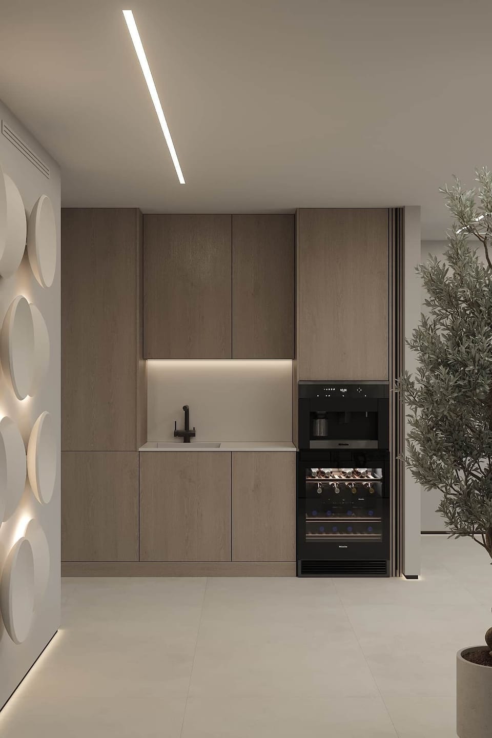 Complete with a kitchen