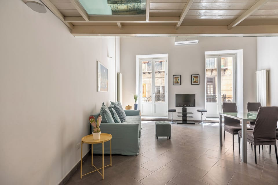 Apartment, 2 Bedrooms, Balcony, City View | Living area | 30-inch TV with satellite channels