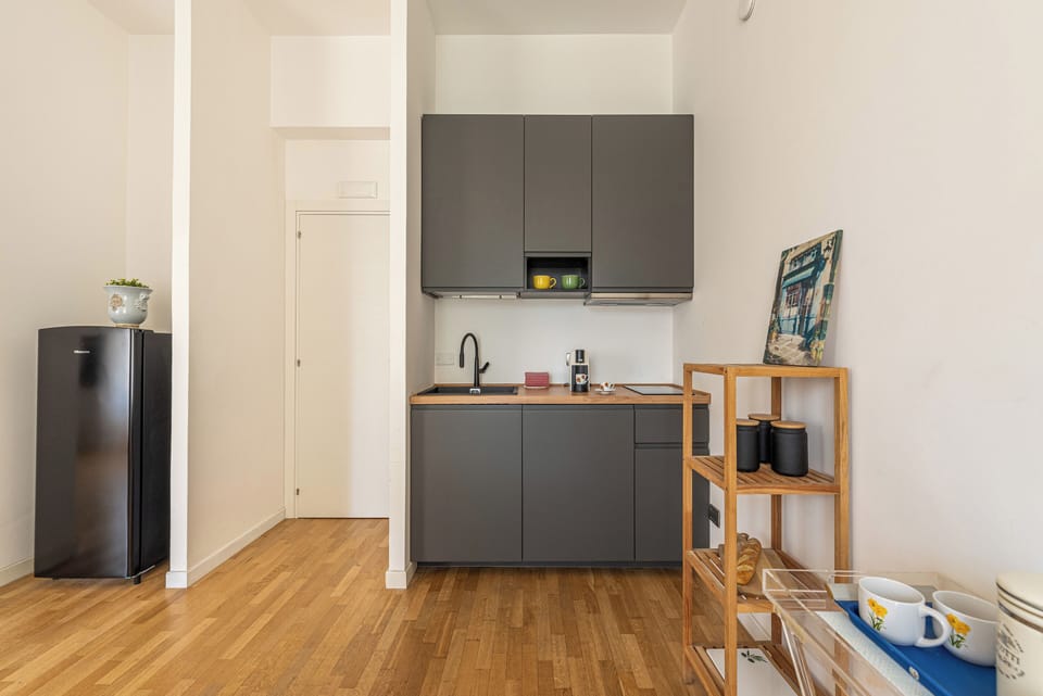 Comfort Apartment, 1 Double Bed with Sofa bed, Balcony | Private kitchen | Fridge, stovetop, cookware/dishes/utensils