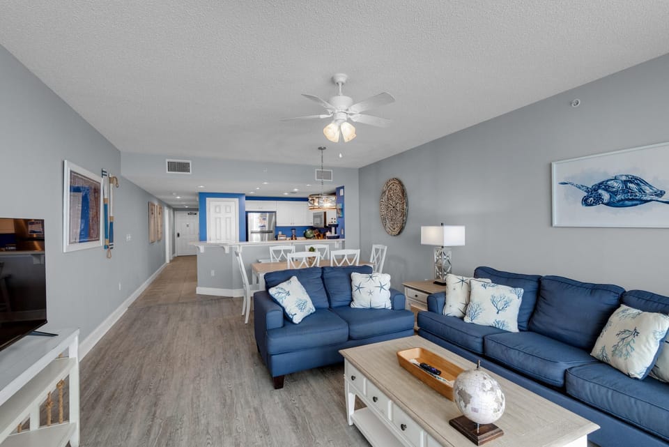 Condo, 1 King Bed with Sofa bed (Majestic Beach Towers 2-1703) | Living area