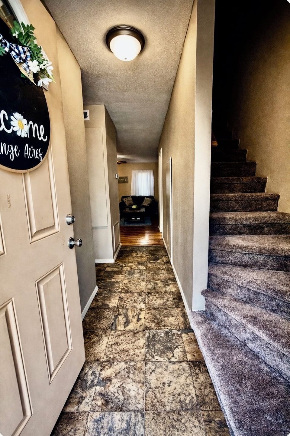 Front entryway to Orange Acres