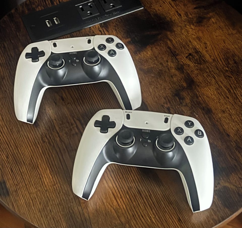 GameStick Game System in living room