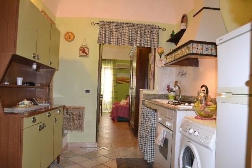 Fridge, oven, stovetop, cookware/dishes/utensils